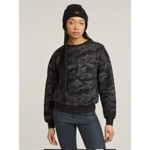 Athleta Triumph Camo Crewneck Sweatshirt.